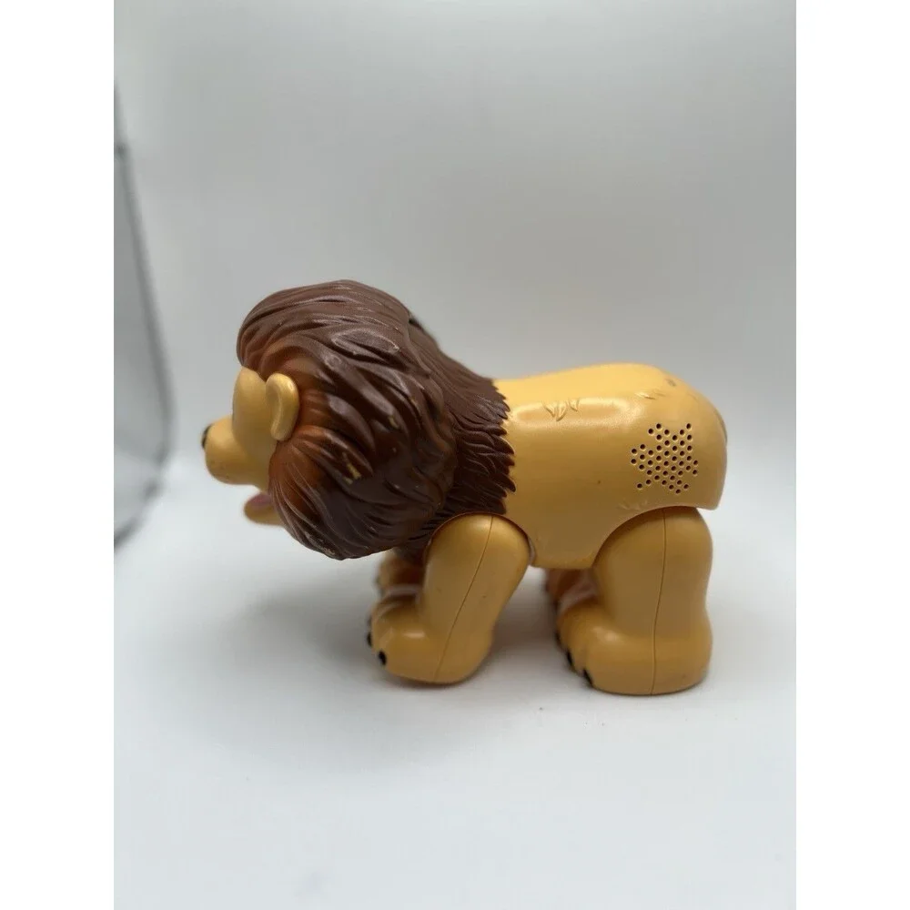 Little People Big Zoo Talker Animals Snoring Lion Tested and Works 2015